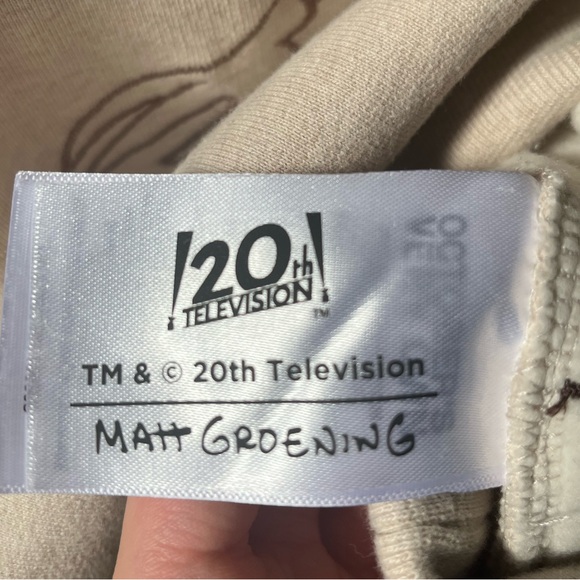 NWT US Small OVO Devil Bart Simpson Heather Oatmeal Hoodie - Picture 13 of 14